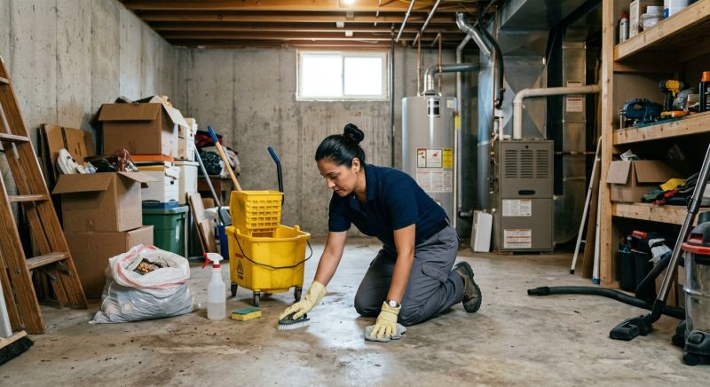 Basement Vacuuming in Conroe, TX