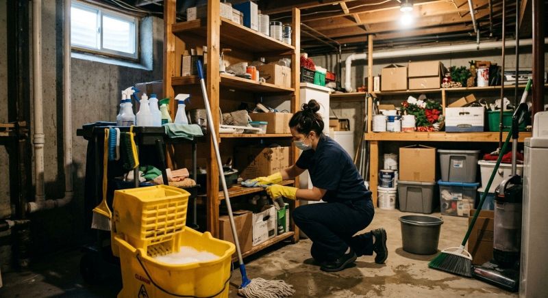 Basement Vacuuming in Frisco, TX