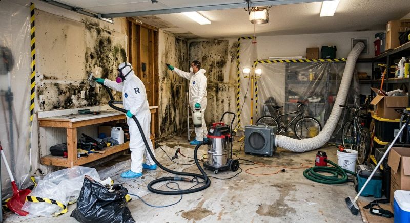 Garage Mold Remediation in Jupiter, FL