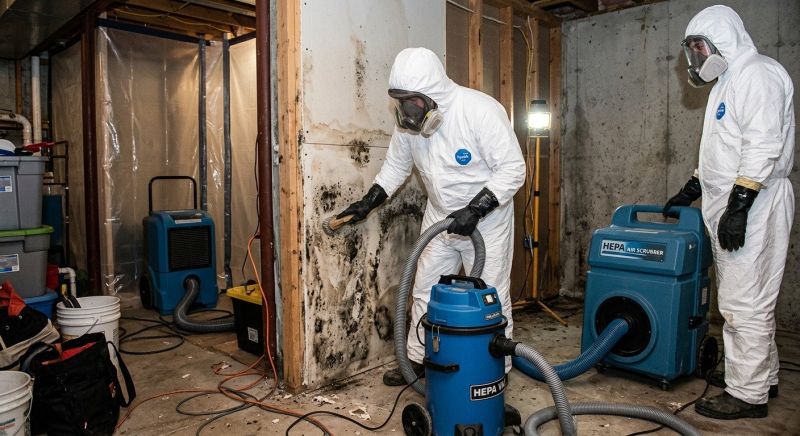 White Mold Mitigation in Dallas, TX